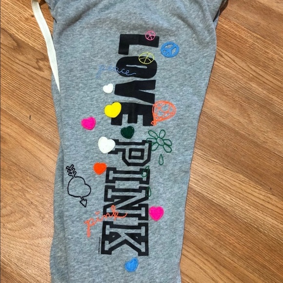 HTF 2009 Pink Sweatpants S - Picture 2 of 5